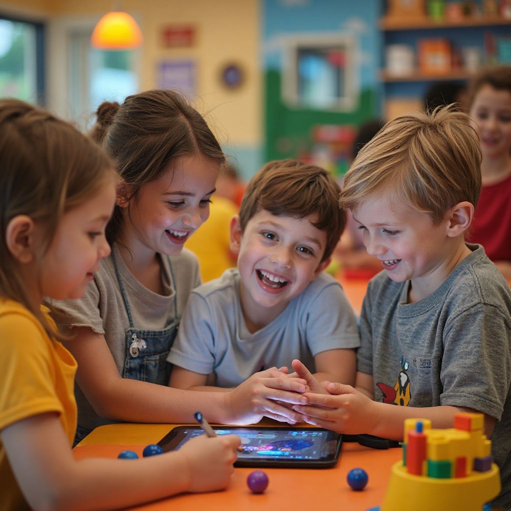 Game testing with children