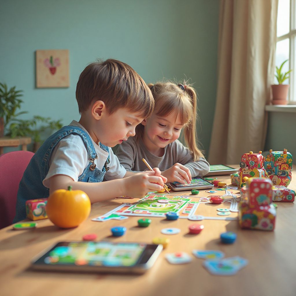 Educational games supporting child development